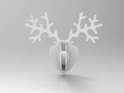 Dearhead Decor Low-poly 3D model