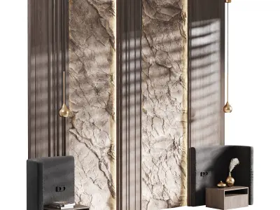 Decorative Wall panel  10 3D model