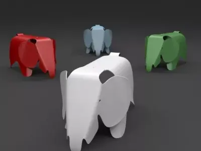 Eames Elephant 3D print model