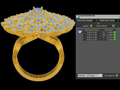 R229 new Asia design ring just release update 3D model