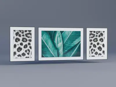 Wall Frame Low-poly 3D model buy