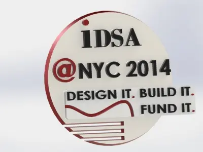 IDSA pin Free 3D model