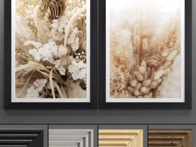 Art Frame 579 Low-poly 3D model