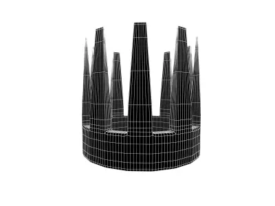 Crown v1 001 Low-poly 3D model