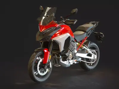 Base model  Ducati Multistrada V4 S 2021 3D model
