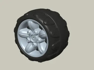 Hub Cap - Toy Car Free 3D model
