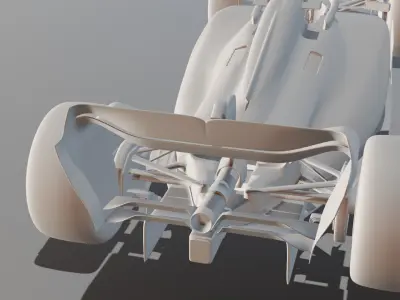 Formula 1 Red Bull Racing Car Ready to 3D Print 3D print model