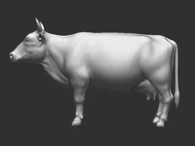 Farm Cow 3D model
