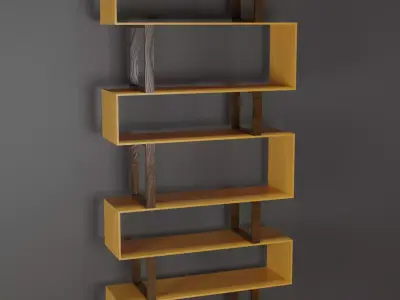 Bookshelf bookcase Free 3D model