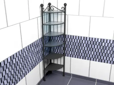 Bathroom shelf 3D model