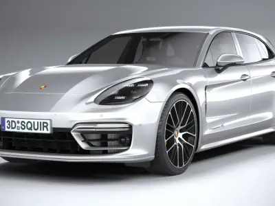 Porsche Panamera 4 e-hybrid Sport Turismo 2021 3D model