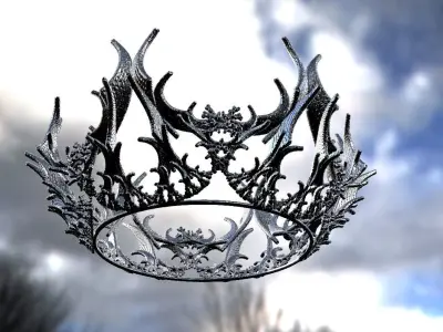 Crown  3D model stl format file 3D print model