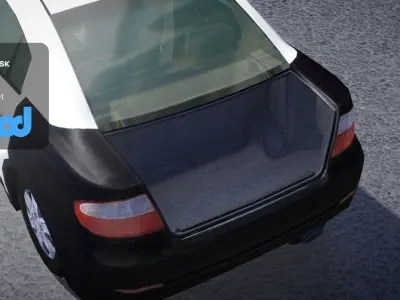 TW Police Car 001 3D model