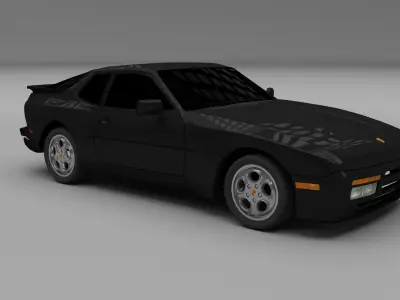 Porsche 944 Turbo 3D model
