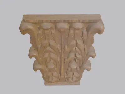 Pillar Decor For Wood Carving 3D print model