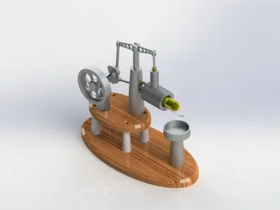 stirling engine  3D print model
