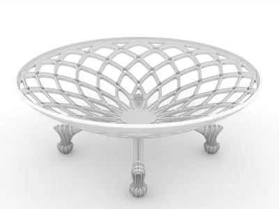 Decorative fruit bowl 3D model