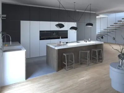 Kitchen v3 3D model