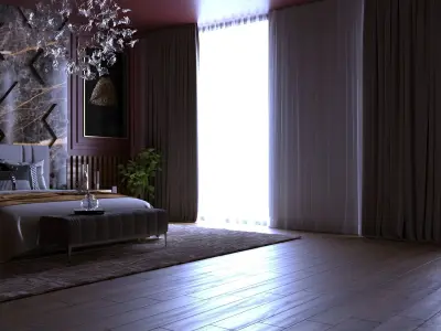 Interior - Bedroom - 310323 3D model