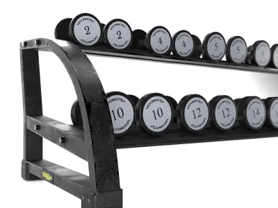 Storage Racks TechnoGym 3D model