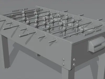 Football table 3D model