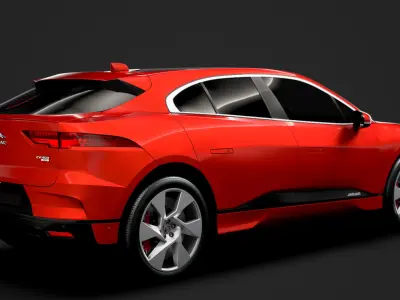 Jaguar I Pace EV400 ADW SE 2019 3D model