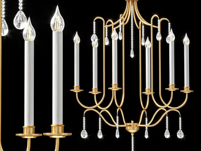 Piper Chandelier 3D model