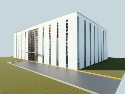 Blender Eevee studio and building Low-poly 3D model