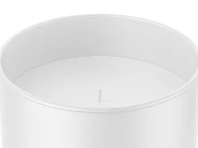 Candle in Glass Low-poly 3D model