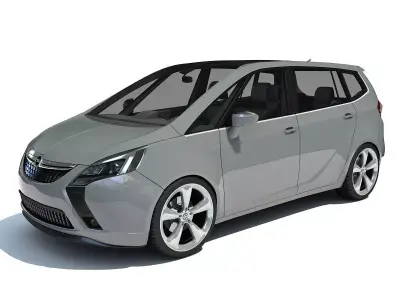 Opel Zafira 3D Car Model 3D model