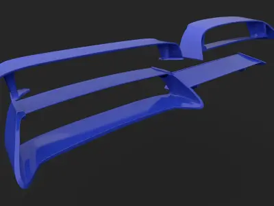 Body kit Subaru Impreza Spoiler 3D model