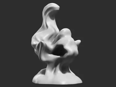 Modern Abstract Decorative sculpture 3d print model 57 3D print model