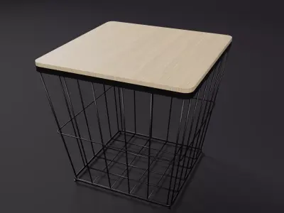 Low furniture 3D model