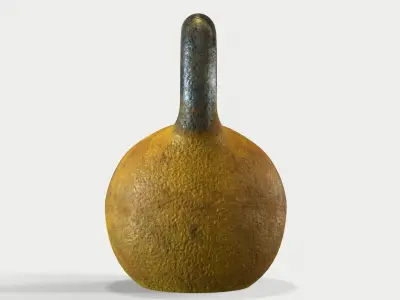 Metal Kettlebell 3D model