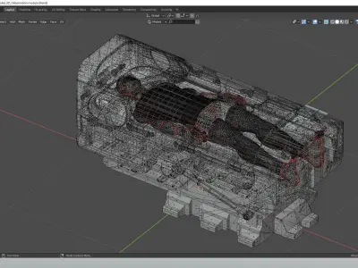 Hibernation module Free 3D model