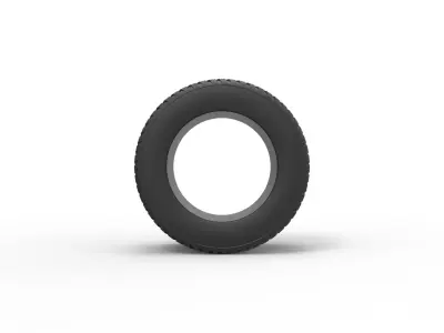Race tire 4 Scale 1 to 25 3D print model