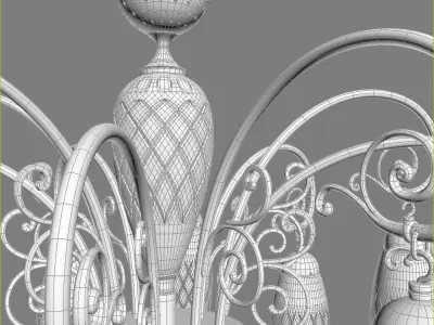 Sconce Masiero Luxury Magnifica 10 1 3D model