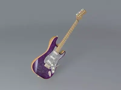 Fender Stratocaster guitar Free 3D model purchase