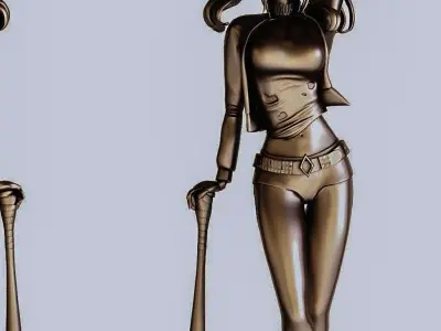 Decoration Ugly DC Sculpture 3D model