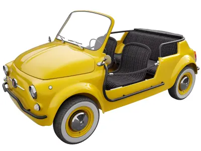 Fiat 500 Jolly Icon-e 3D model