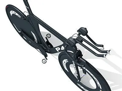 Black Sport Bicycle 3D model