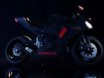 Honda CBR 1000RR Motorcylce 3D model Blender 3D model