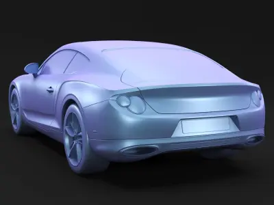 British sport car 3D model