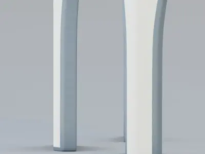 Moroccan stool 3D model