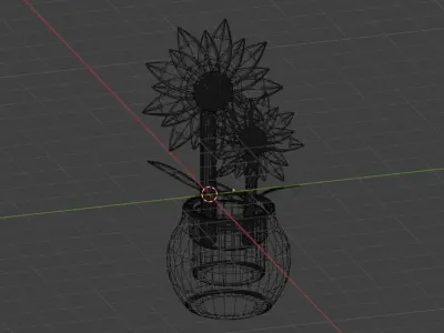 Sunflower 3D model