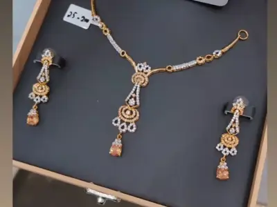 necklace set 3D model