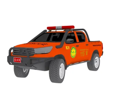 Truck Basarnas SAR 3D model