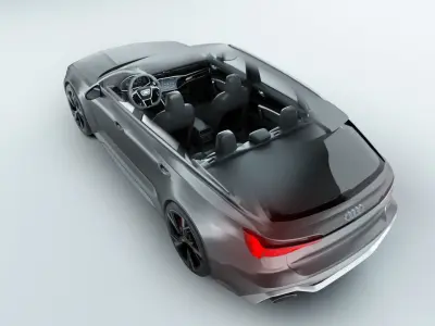 2020  Audi RS6 3D model