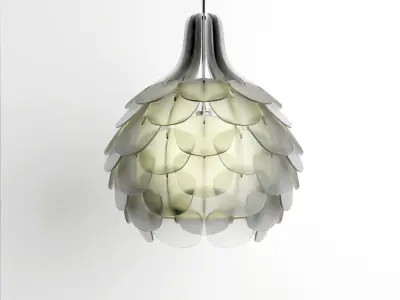 Bloom Chandelier Pendant lamp Leaf hanging lamp cnc  dxf files 3D model