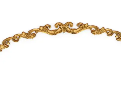 Classic carved decor ornament 409  3D model